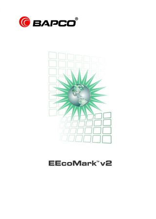 BAPCo EEcoMark v2 Boxart BAPCo EEcoMark v2 Boxart